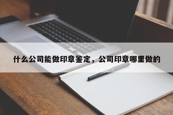 什么公司能做印章鉴定，公司印章哪里做的