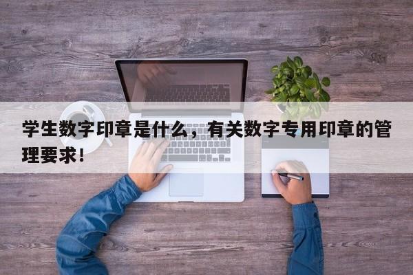 学生数字印章是什么，有关数字专用印章的管理要求！